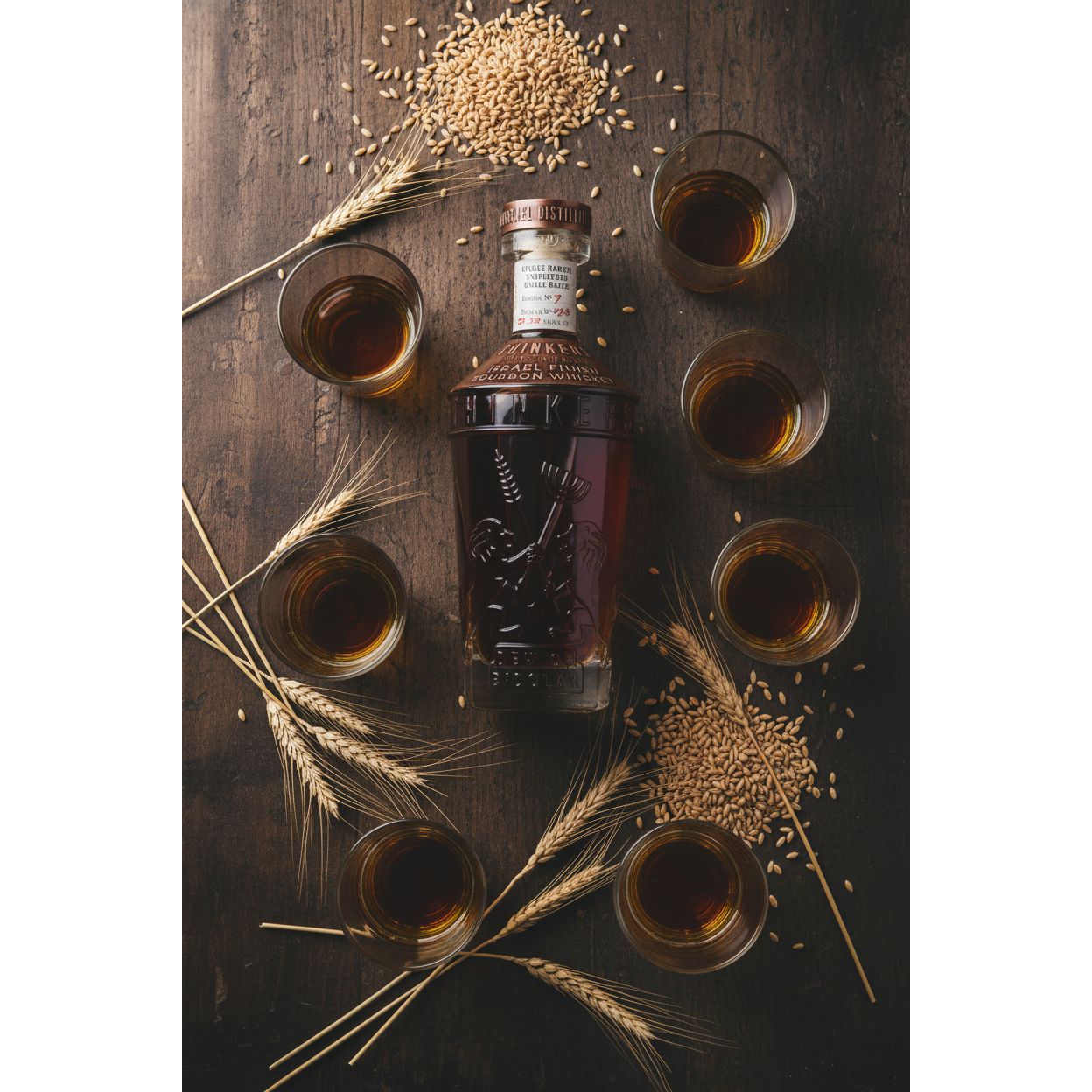 Thinkers Dew of B'Dolah Bourbon Whiskey - 700ml, 47% vol – Aromen von Vanille, Toffee & Schokolade