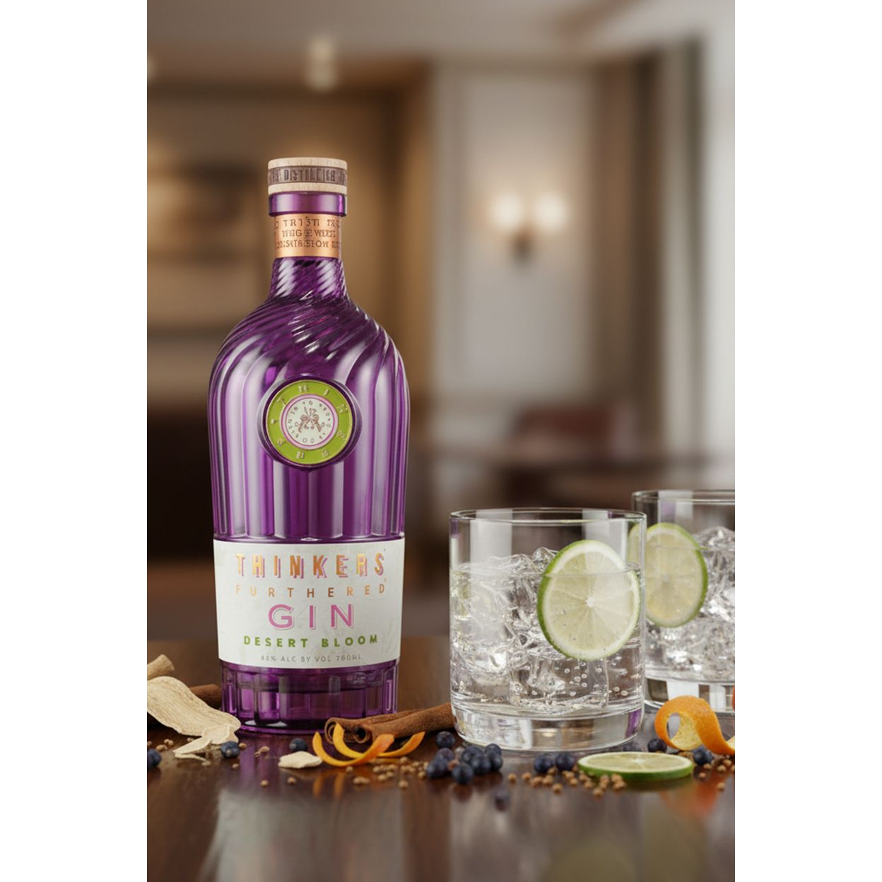 Thinkers Premium Desert Bloom Gin - 40% 0,7l