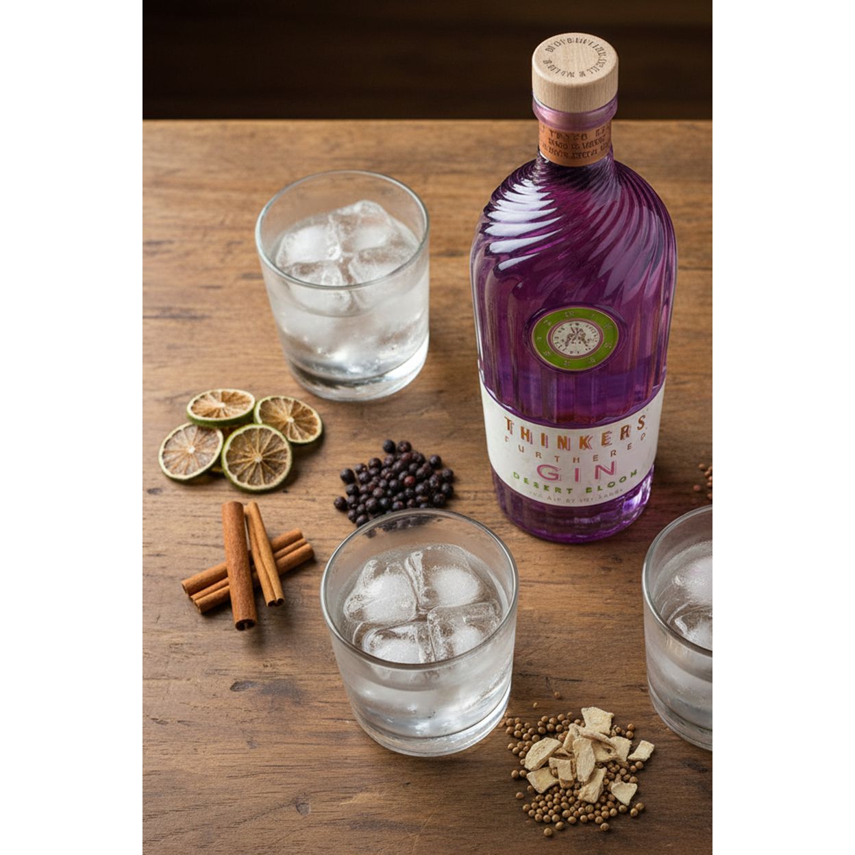 Thinkers Premium Desert Bloom Gin - 40% 0,7l