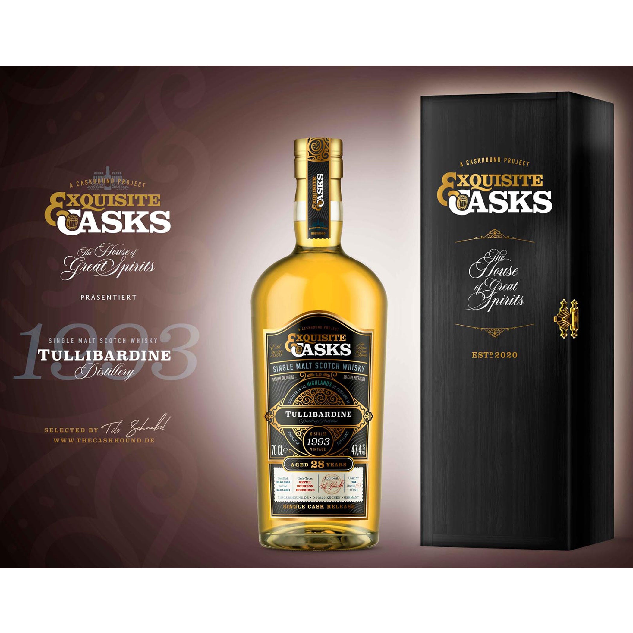 TULLIBARDINE 28 Year Old (1993/2021) - The Caskhound -