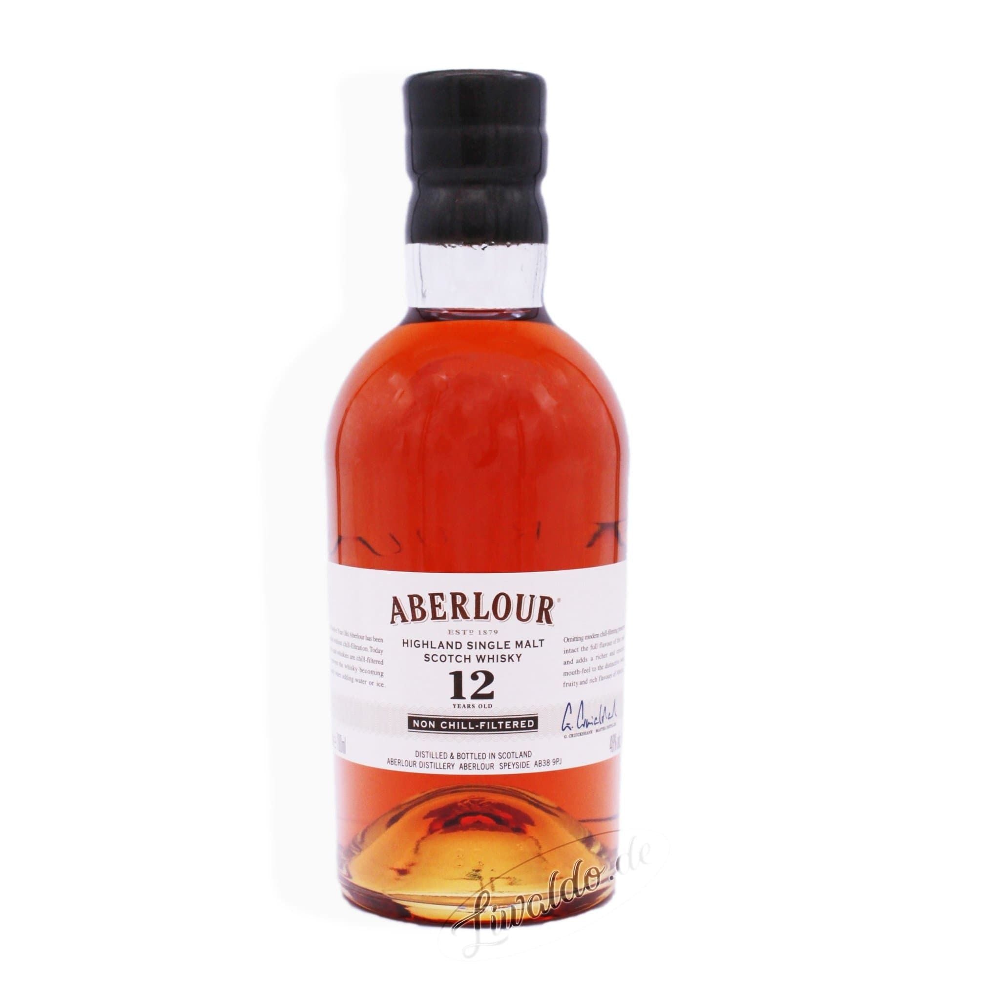 Aberlour Highland Single Malt Scotch Whisky 12 Jahre 48% 0,7 l - Liwaldo