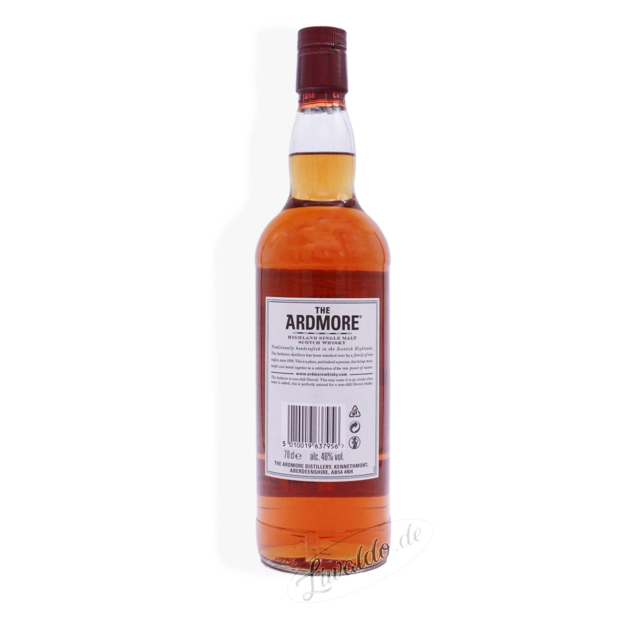 Ardmore Port Wood Finish Highland Single Malt Scotch Whisky 12 Jahre 46% 0,7 l - Liwaldo
