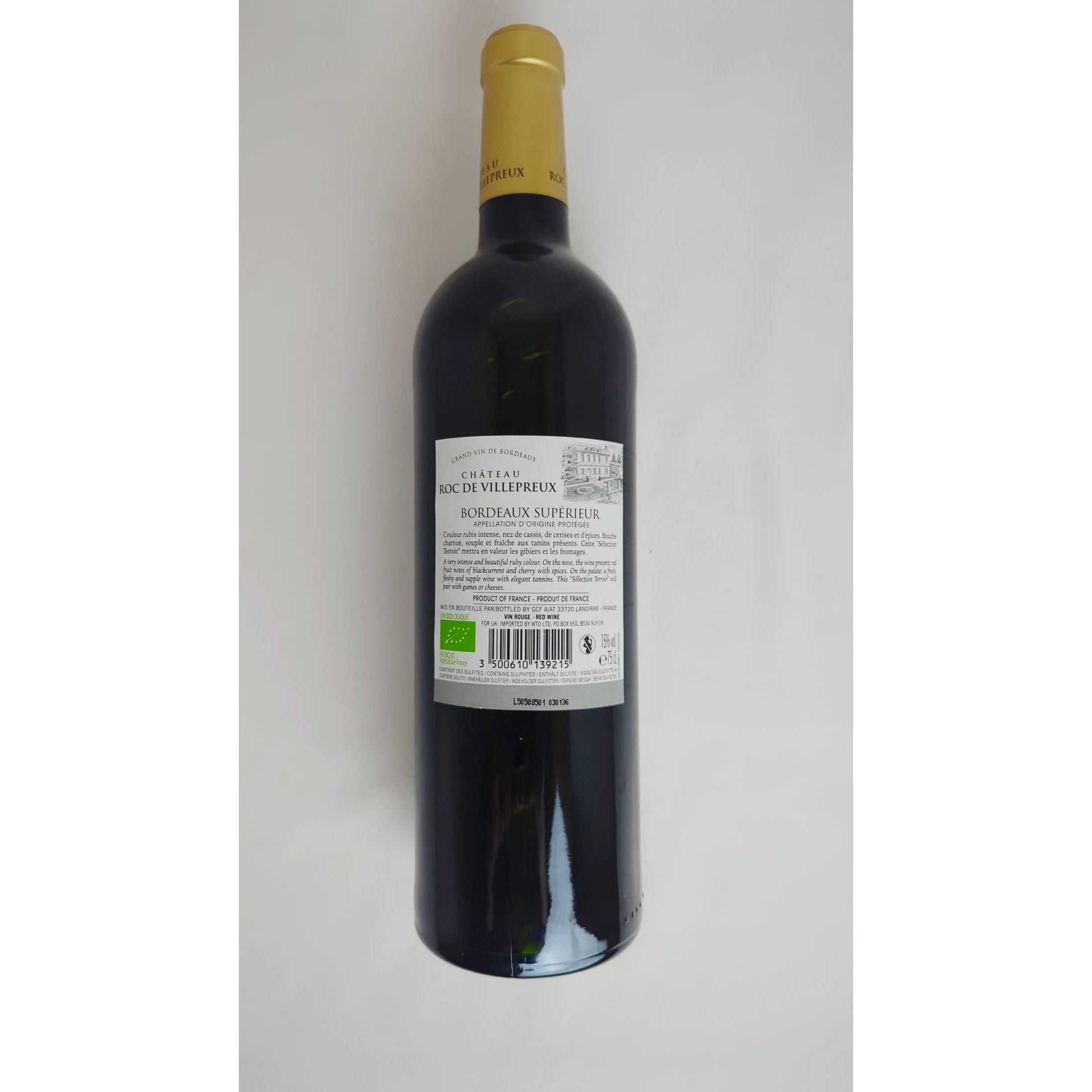 [Paket 10] - [5675] - Château Roc de Villepreux BIO Bordeaux Supérieur